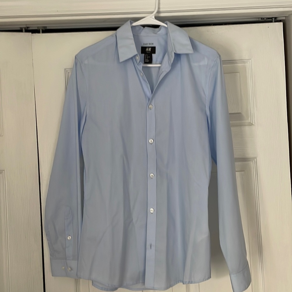 H&M Men’s Slim‎ Fit Easy Iron Dress Shirt, excellent condition